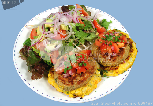 Image of Chicken Patties And Salad