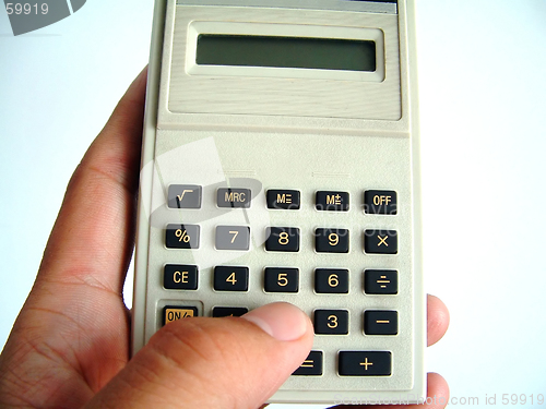 Image of The use of calculator