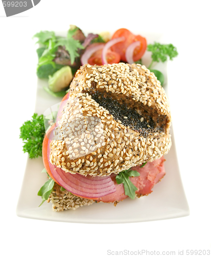 Image of Wholegrain Pastrami Salad Roll