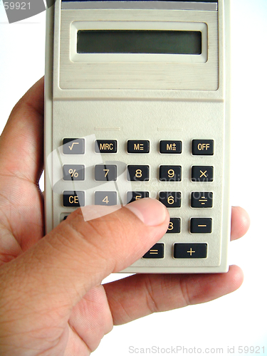 Image of The use of calculator