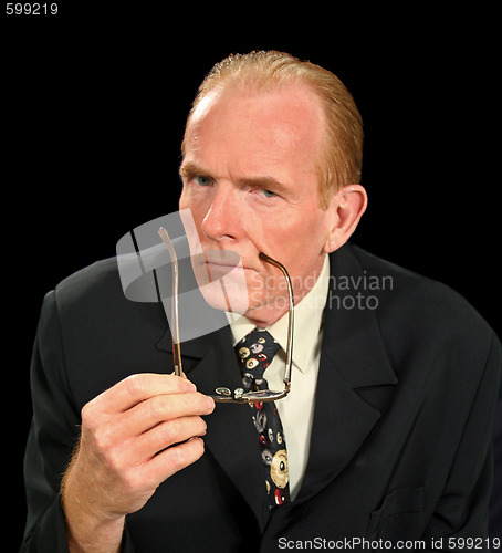 Image of Glaring Businessman