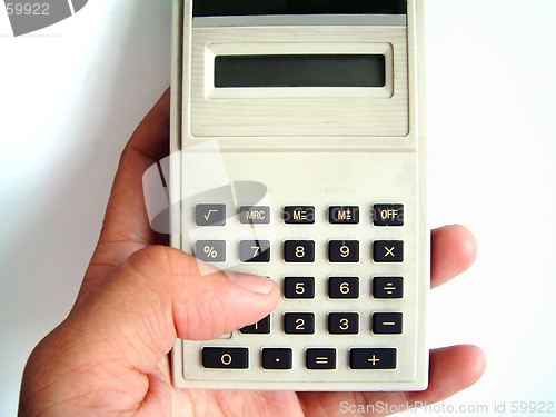 Image of The use of calculator