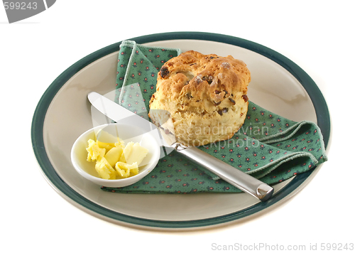 Image of Date Scone With Butter 3