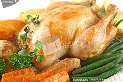 Image of Roast Chicken And Vegetables