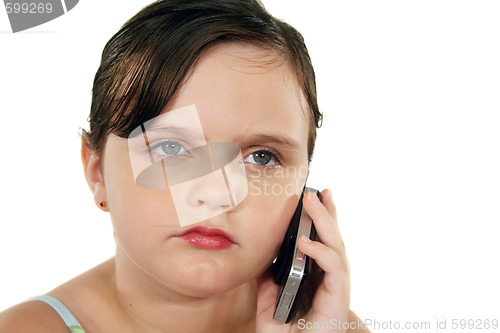 Image of Child With Cell Phone 2