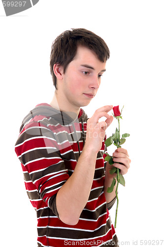 Image of Teenager in love