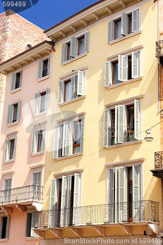 Image of facade in Verona, Italy