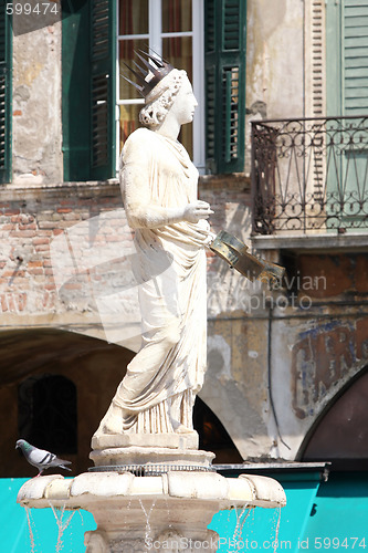 Image of Fountain of our Lady Verona in Verona, Italy