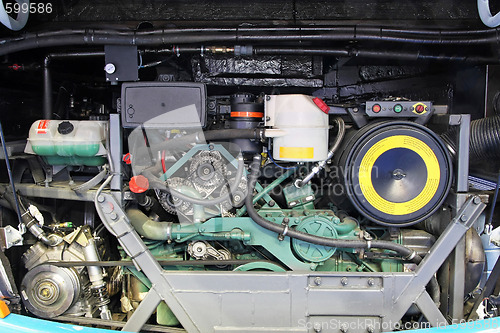 Image of Bus engine