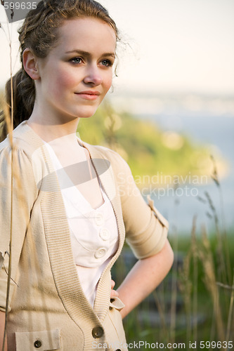 Image of Beautiful summer girl
