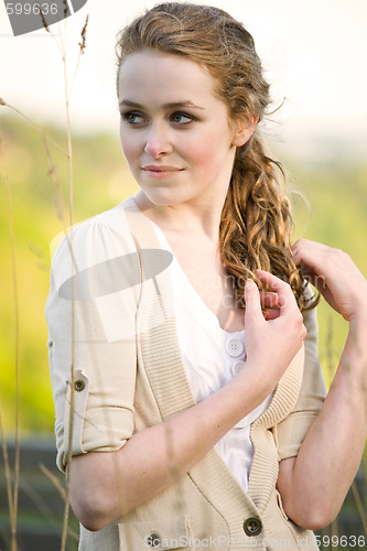 Image of Beautiful summer girl