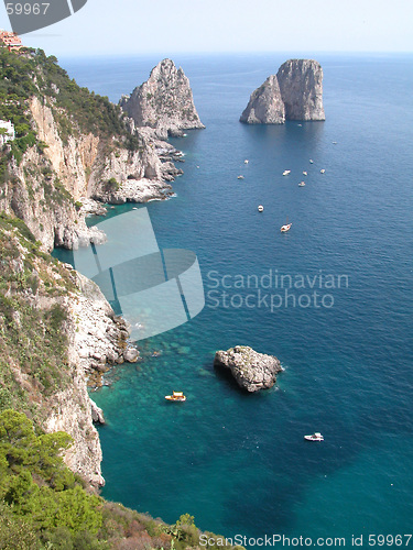 Image of Capri Rocks, Southern Italy
