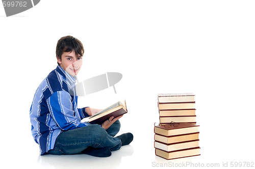 Image of Teenager schoolboy