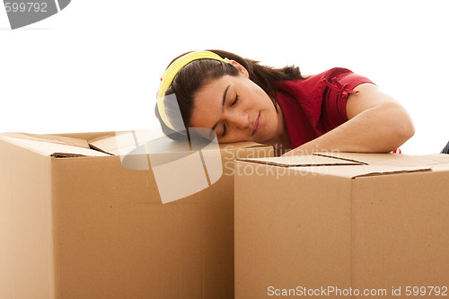 Image of packages for house moving 