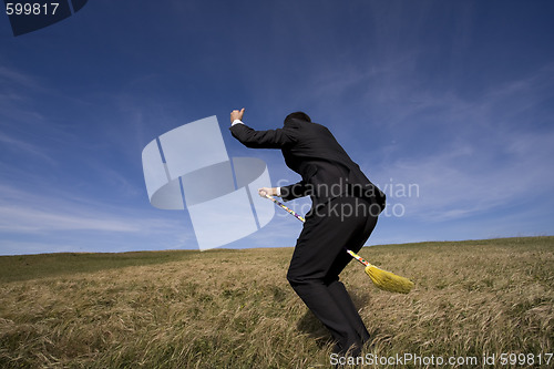 Image of Businessman wizard