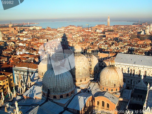 Image of Campanile view Venice, Italy