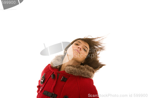 Image of fashion hair movement