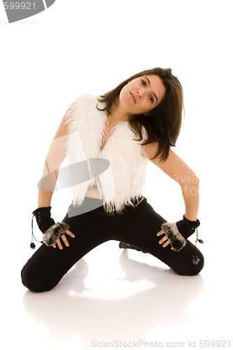 Image of sexy elegant woman