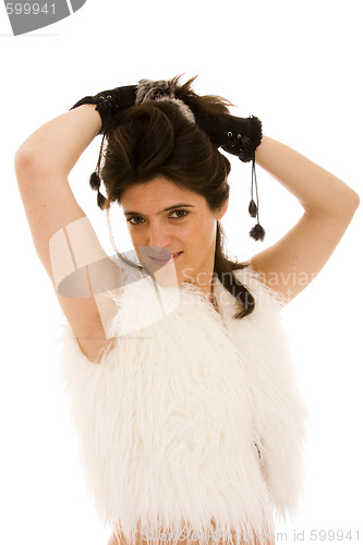 Image of sexy elegant woman