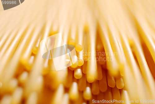 Image of Uncooked spaghetti 