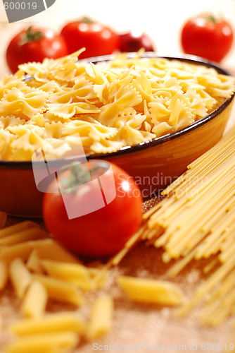 Image of assorted pasta 