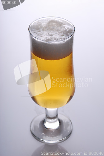 Image of Glass of beer close-up
