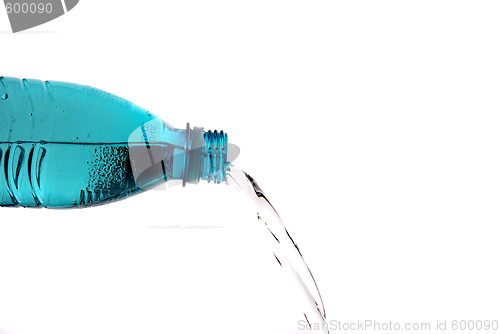 Image of pouring water from a bottle