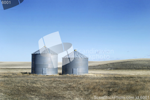 Image of praire Grain Bins