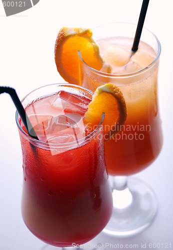 Image of colorful cocktails 