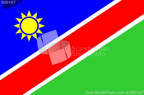 Image of Flag Of Namibia