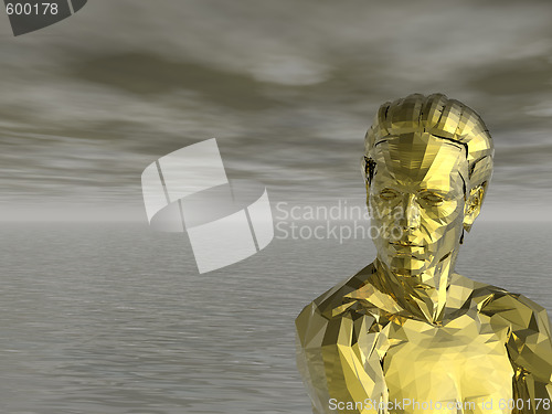 Image of golden monument
