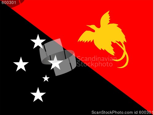 Image of Flag Of Papua New Guinea