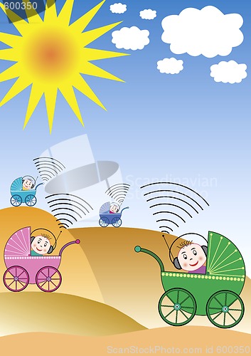 Image of babies are communicating