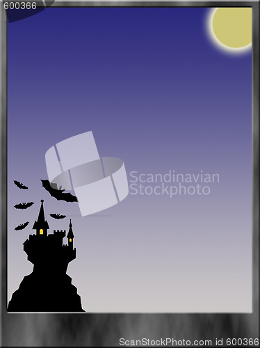 Image of background with vampire castle