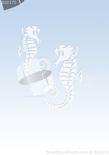 Image of background with sea horses