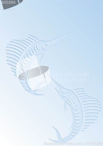 Image of background with two sailfishes