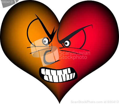 Image of very furious heart