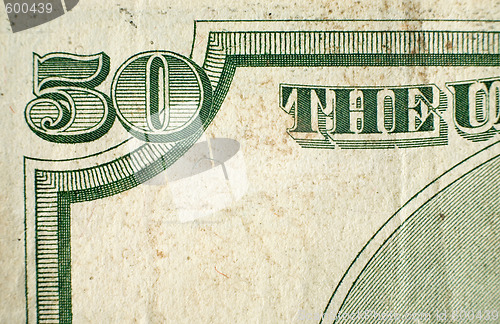 Image of Fifty Dollar Bill