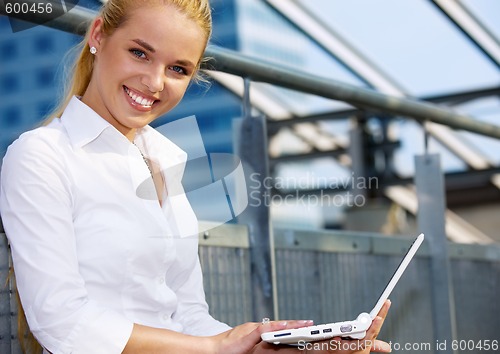 Image of woman with laptop