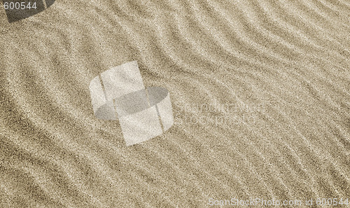 Image of waves of sand