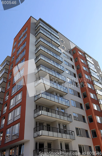 Image of Modern apartments building 