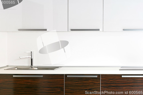 Image of Bright kitchen counter