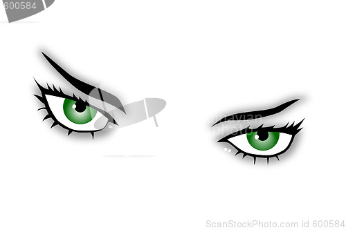 Image of green eyes