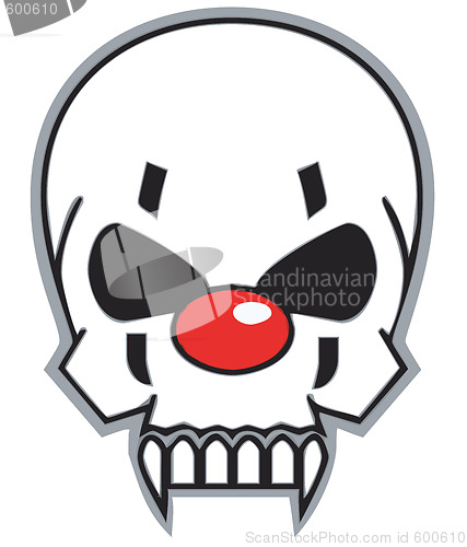 Image of clown skull