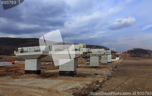 Image of Highway construction site