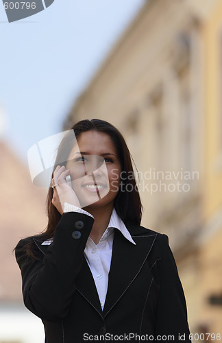 Image of Businesswoman on the phone