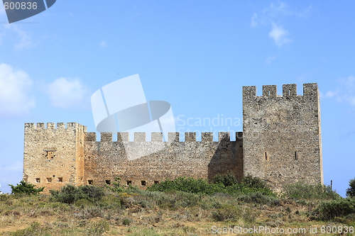 Image of Frangokastello castle from the west