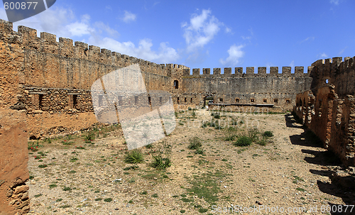 Image of Interior of Frangokastello castle Crete