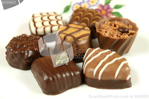 Image of Isolated chocolates