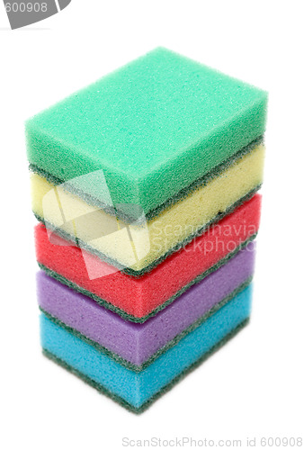 Image of Colour sponges, tower